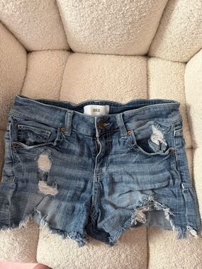 BKE Denim Victoria Jean Shorts - Faded Blue